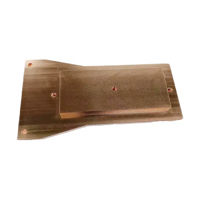 Copper Heat Sinks Deep Machining Liquid Cooled Plate Медные радиаторы для глубокой обработки пластины с жидкостным охлаждением