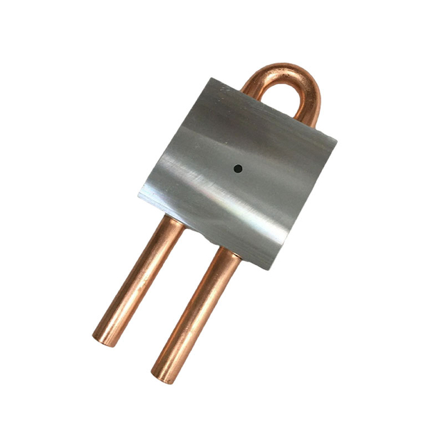 2-проходная охлаждающая пластина из медных труб FSW Охлаждающая пластина