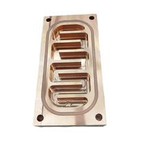 Медная охлаждающая пластина для жидкости FSW